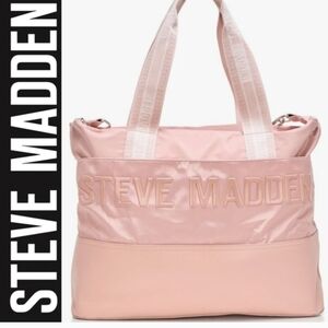 NWT Steve Madden "Clay" (DustyPink) BGymm Weekender Tote Bag including pouch